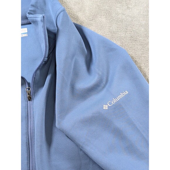 Columbia 1/4 Zip Pullover Women's Small Blue Long Sleeve Mock Neck Outdoors - Picture 6 of 10